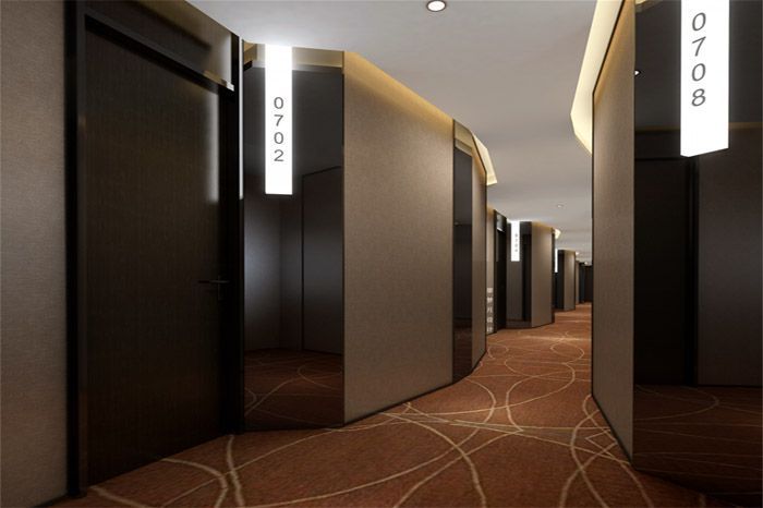 連鎖型酒店現代風格裝修（效果圖）